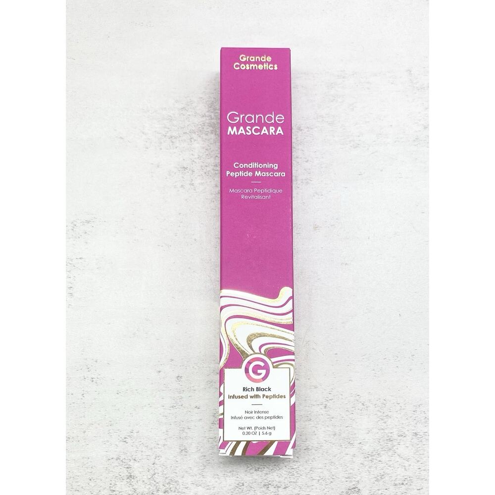 Grande Cosmetics Conditioning Mascara Rich Black Infused w/Peptides 0.20oz(5.6g)